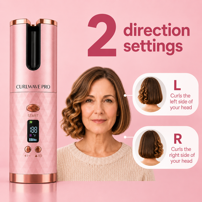 CurlWave Pro — Cordless Auto Hair Curler