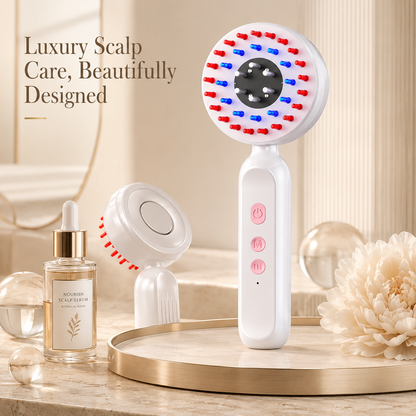 Dermelle 4-in-1 Electric Scalp Massage Comb