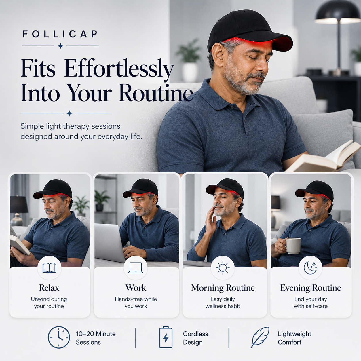 Follicap LED Hair Growth Therapy Cap
