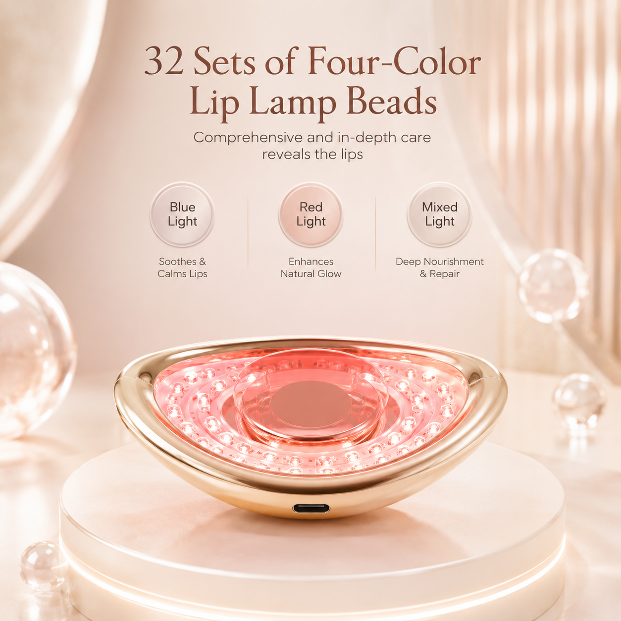Roselle LED Lip Therapy Device