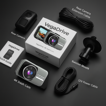 VegaDrive - 4K Full HD Smart Dash Camera