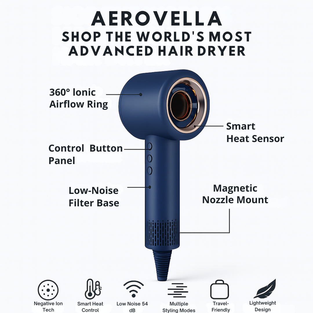 AEROVELLA Smart Ionic Hair Dryer
