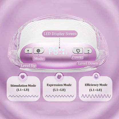 NurturaFlow Wearable Breast Pump – Hands-Free, Quiet & Rechargeable