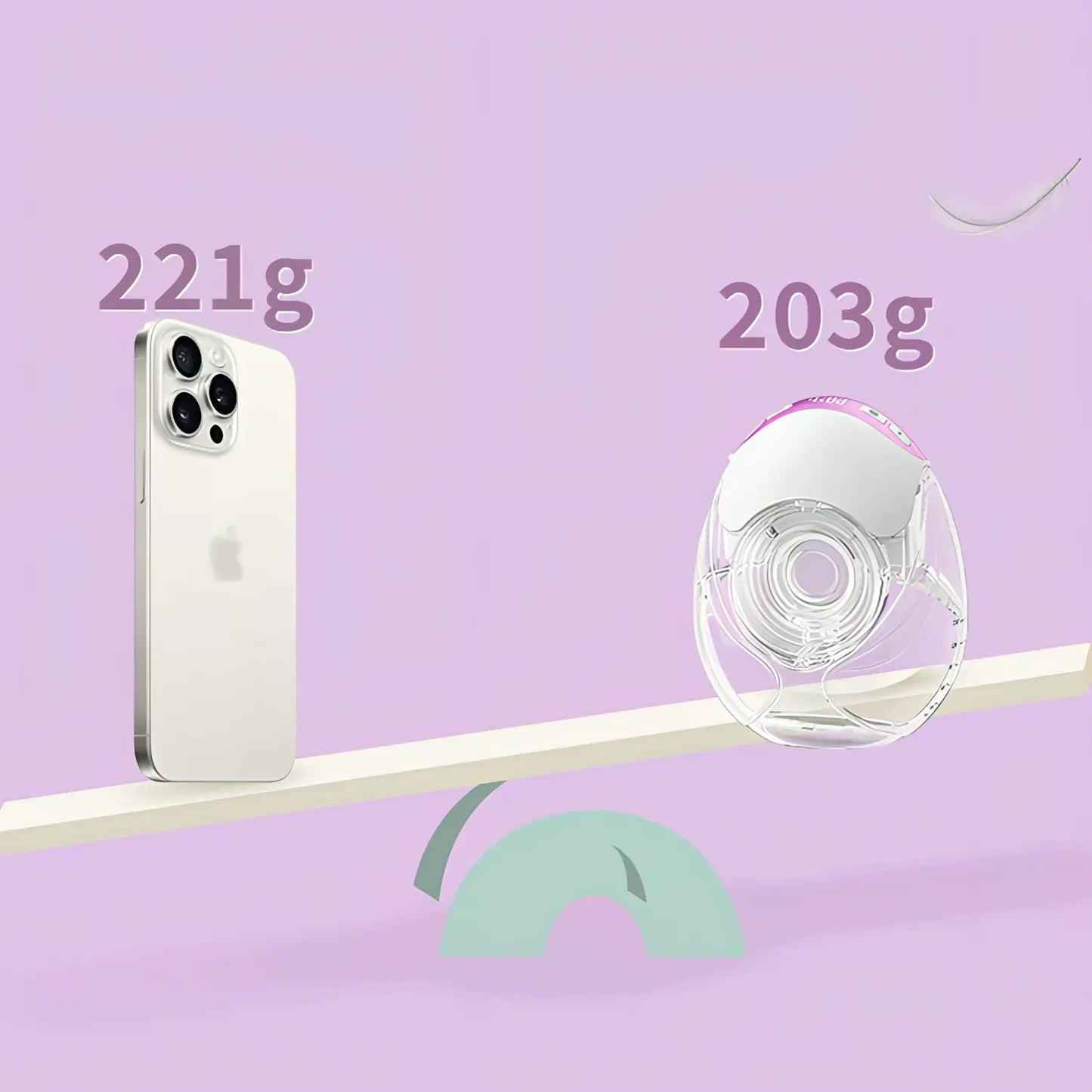 NurturaFlow Wearable Breast Pump – Hands-Free, Quiet & Rechargeable