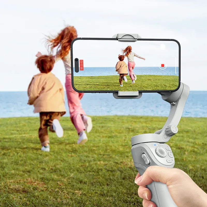 ZenAxis Pro 3-Axis Gimbal – Smart Stabilizer with AI Tracking