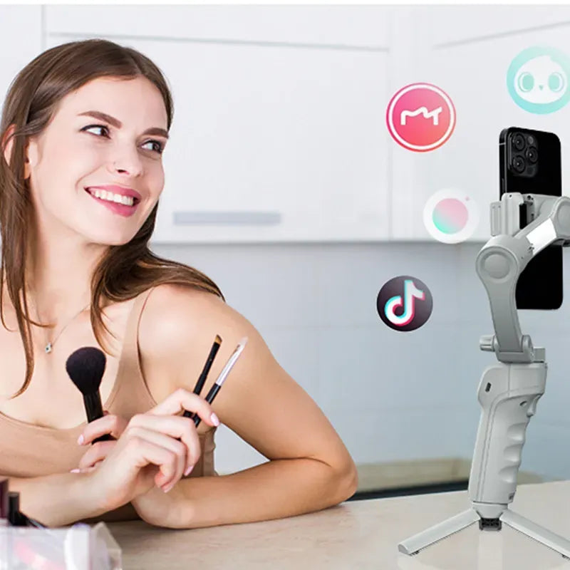 ZenAxis Pro 3-Axis Gimbal – Smart Stabilizer with AI Tracking