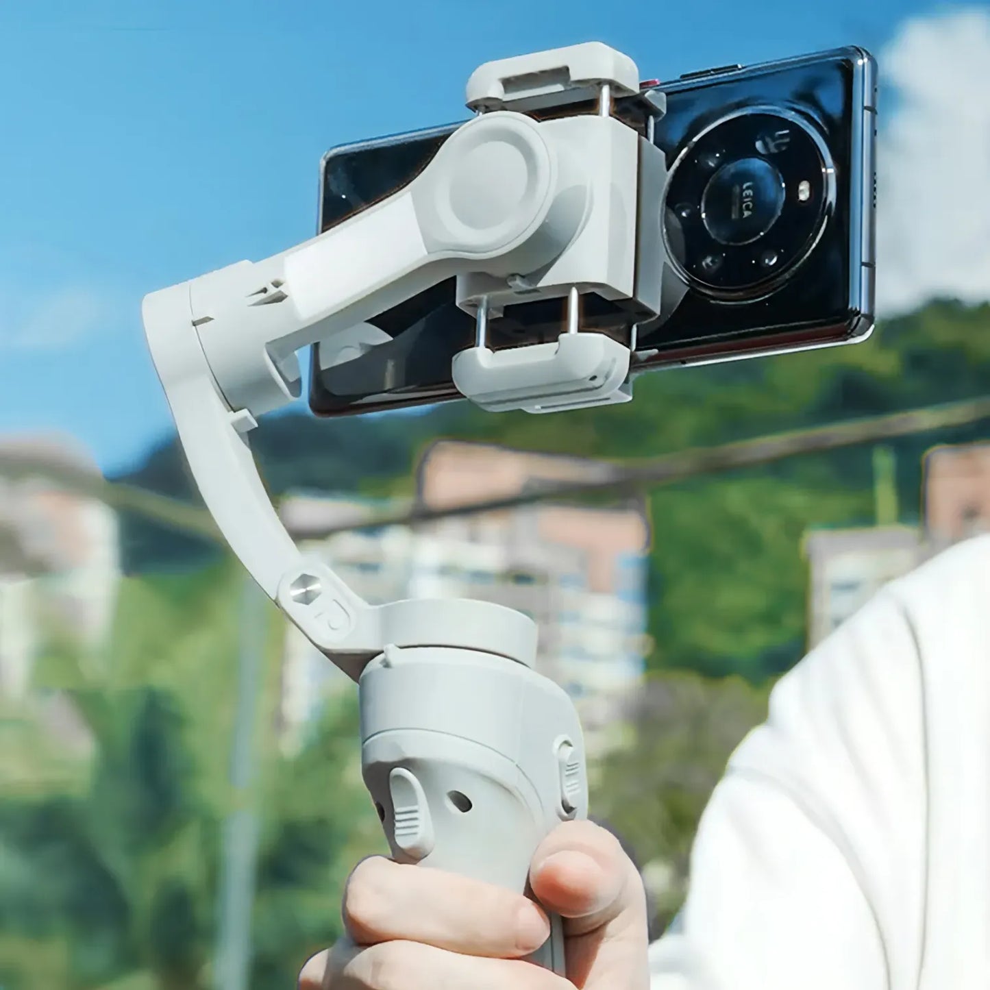 ZenAxis Pro 3-Axis Gimbal – Smart Stabilizer with AI Tracking