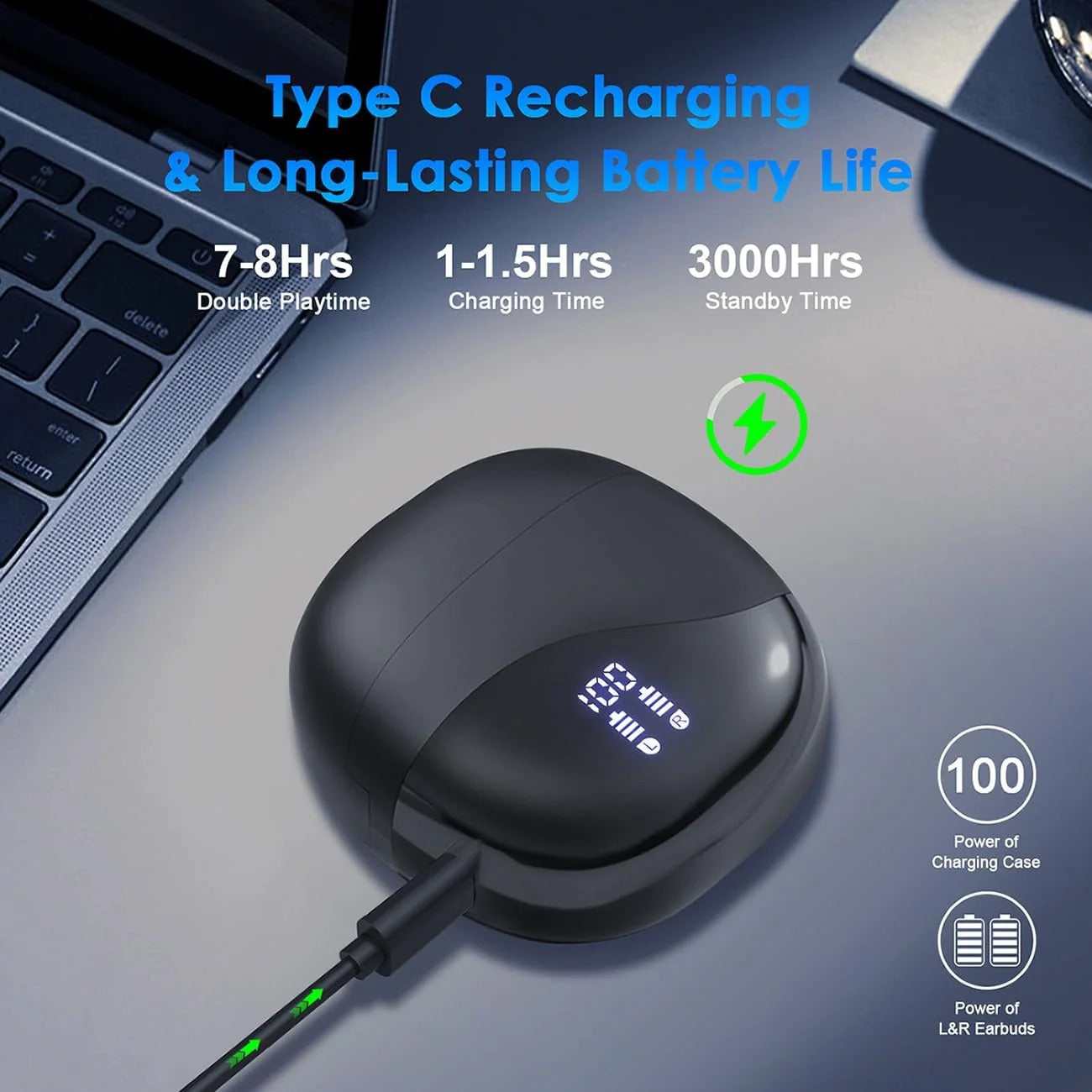 LinguaBuds AI-Featured Earbuds