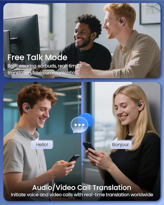 LinguaBuds AI-Featured Earbuds