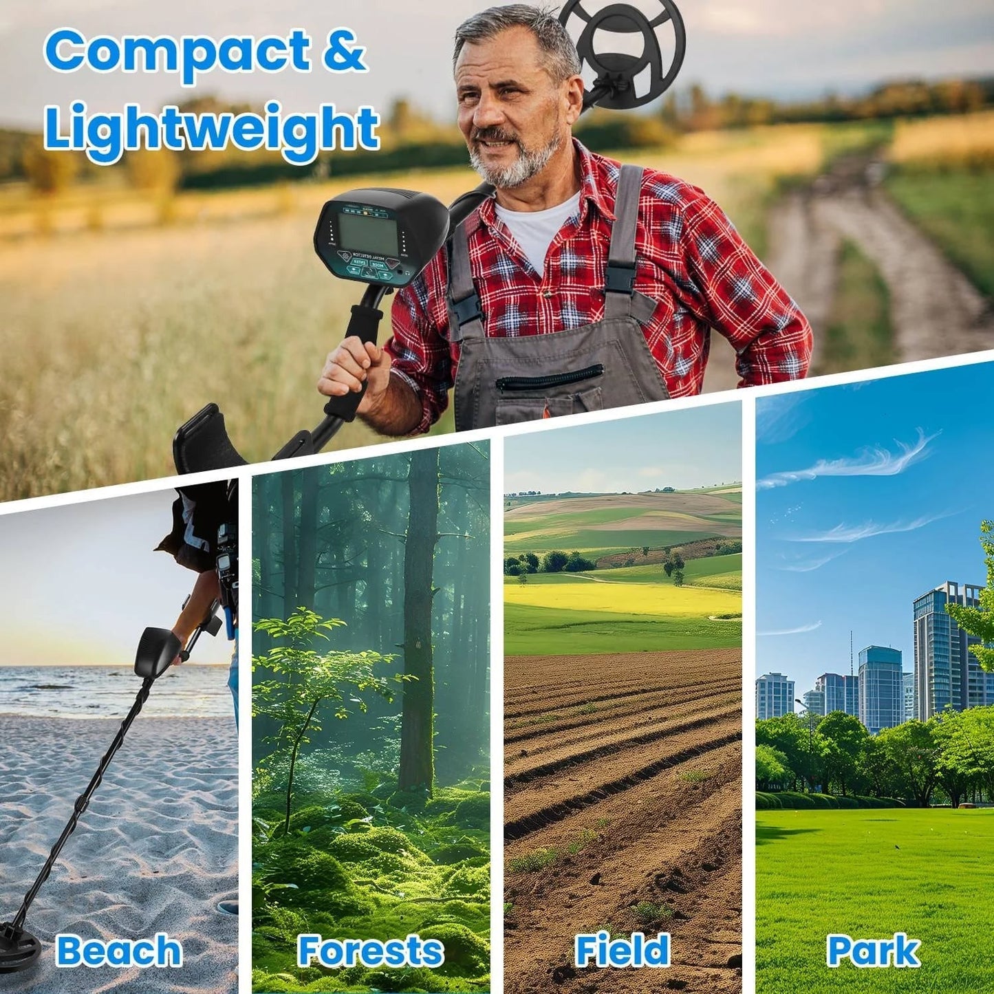 MagnaFind Pro Waterproof Metal Detector