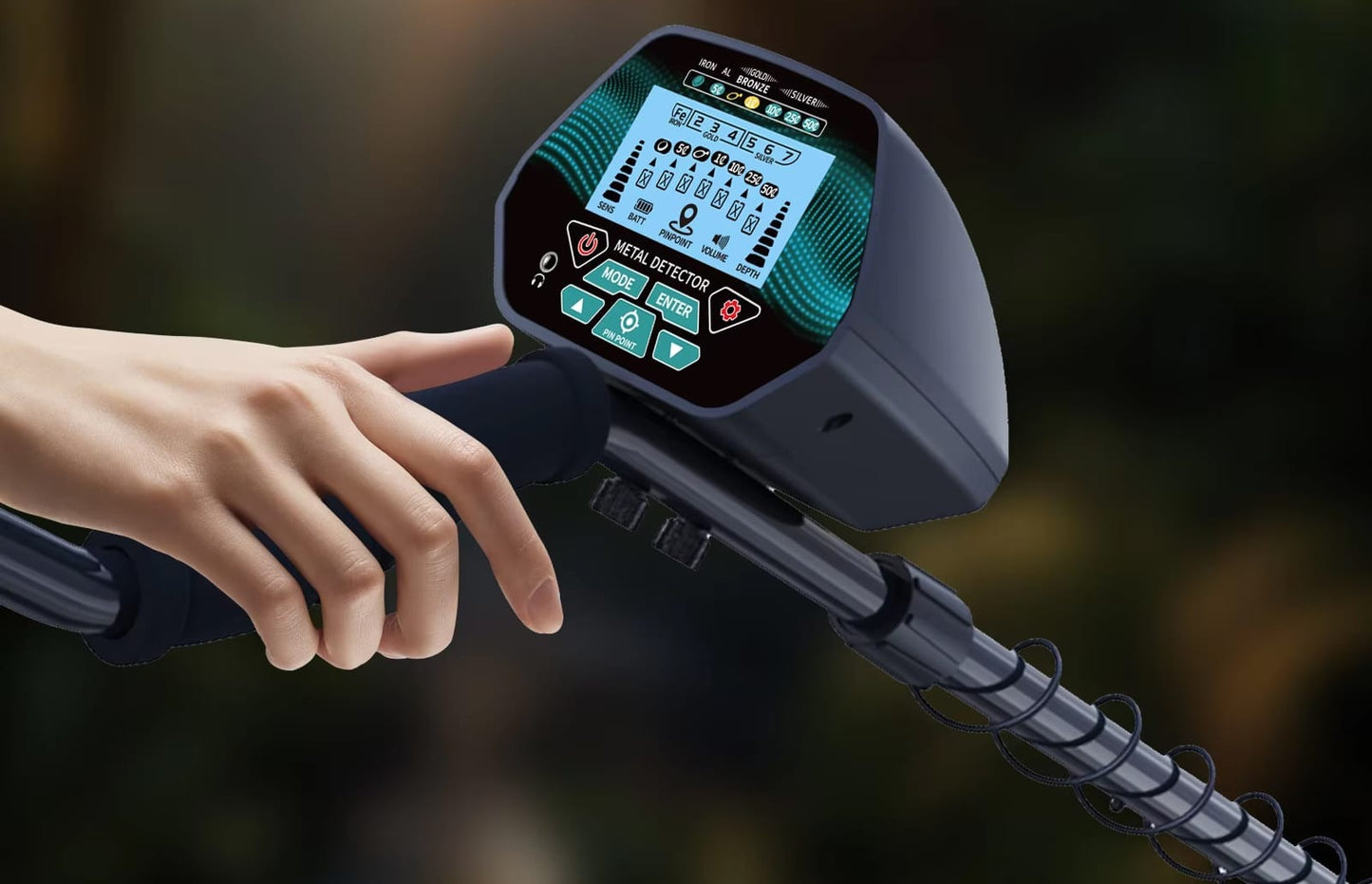 MagnaFind Pro Waterproof Metal Detector