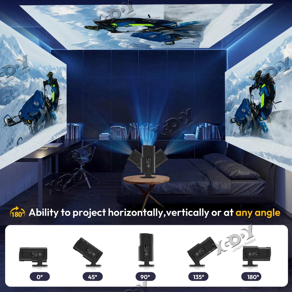 LumiCast K90 Smart Projector – Full HD 1080p with Android Support